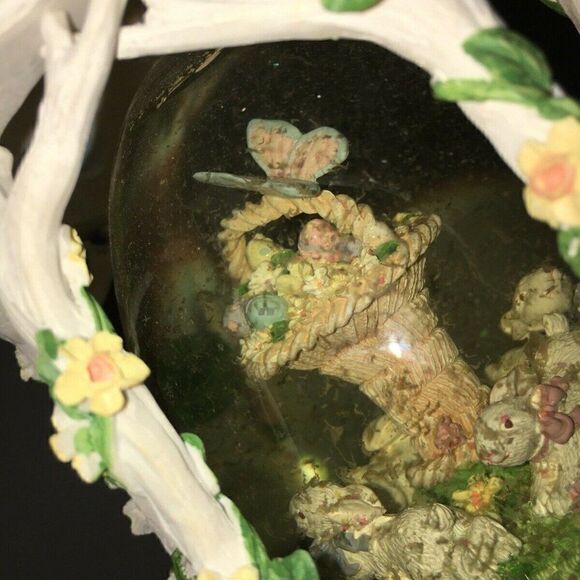Avon 2003 Spring Easter Bunny Water Globe w/ Original Packaging - Picture 9 of 11